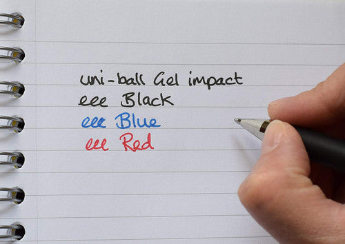 Uni-Ball Gel Impact UM-153S Gel Ink Rollerball Pen 1.0mm Black Box of 12