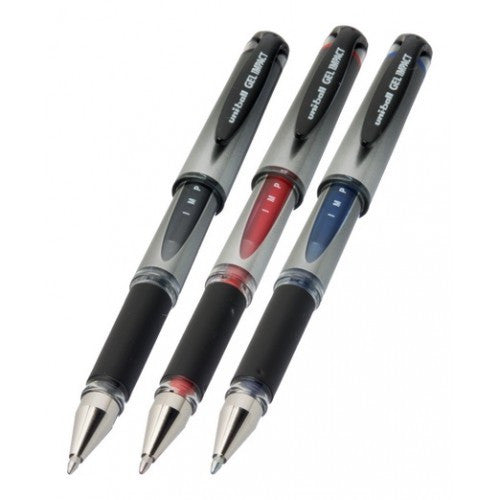 Uni-Ball Gel Impact Rollerball Pen 1.0mm Red Box of 12