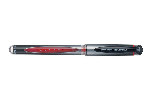 Uni-Ball Gel Impact Rollerball Pen 1.0mm Red Box of 12