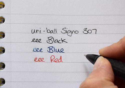 Uni-Ball Signo 307 UMN-307F Gel Ink Pen 0.7mm Black Box of 12