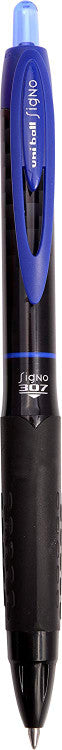 Uni-Ball Signo 307 Gel Ink Rollerball Pen 0.7mm Blue Box of 12