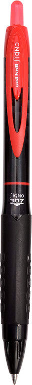 Uni-Ball Signo 307 UMN-307F Gel Ink Pen 0.7mm Red Box of 12