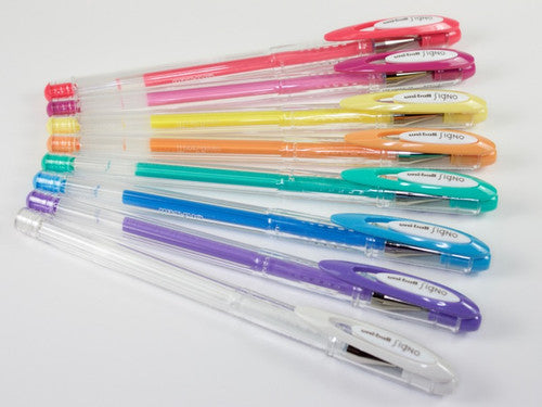 Uni Signo Angelic Colours Gel Ink Pen 0.7mm Red Box of 12