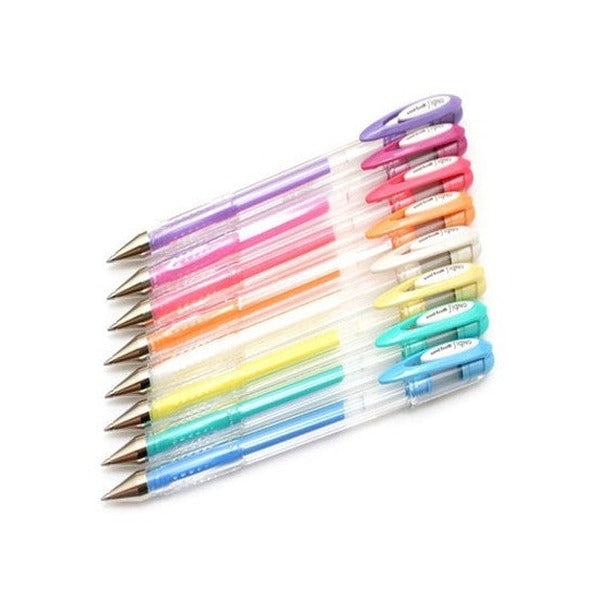 Uni Signo Angelic Colours Gel Ink Pen 0.7mm White Box of 12