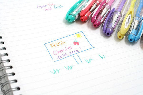Uni Signo Angelic Colours Gel Ink Pen 0.7mm Pink Box of 12