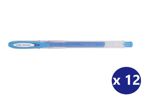 Uni Signo Angelic Colours Gel Ink Pen 0.7mm Blue Box of 12