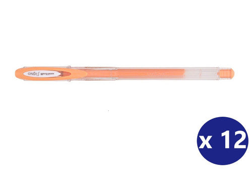 Uni Signo Angelic Colours Gel Ink Pen 0.7mm Orange Box of 12