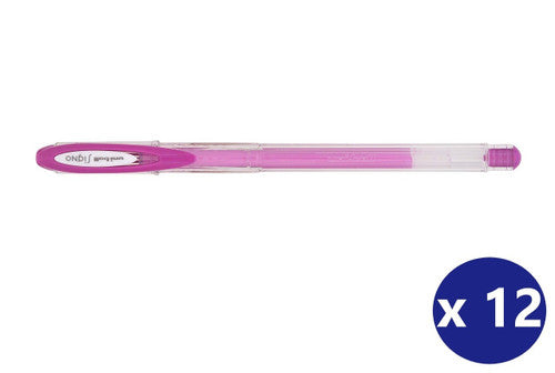 Uni Signo Angelic Colours Gel Ink Pen 0.7mm Pink Box of 12