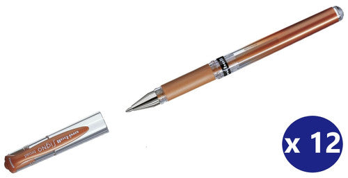 Uni-Ball Signo Broad Gel Ink Pen 1.0mm Bronze Box of 12