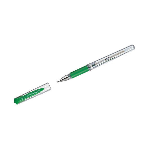 Uni-Ball Signo Broad Gel Ink Pen 1.0mm Green Box of 12