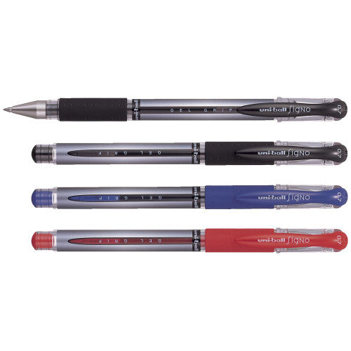 Uni-Ball Signo Gel Grip Rollerball Pen 0.7mm Blue Box of 12