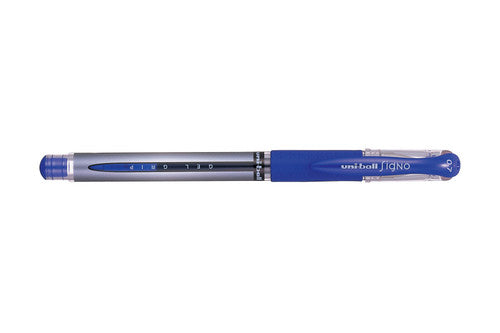 Uni-Ball Signo Gel Grip Rollerball Pen 0.7mm Blue Box of 12