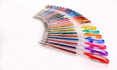 Uni-Ball Signo Noble Metal UM-120NM Gel Ink Rollerball Pen 0.8mm Red Box of 12
