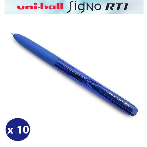 Uni-Ball Signo RT1 Gel Ink Pen 0.5mm Blue Box of 10