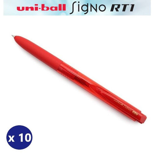 Uni-Ball Signo RT1 Gel Ink Pen 0.5mm Red Box of 10