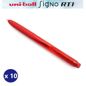 Uni-Ball Signo RT1 Gel Ink Pen 0.5mm Red Box of 10