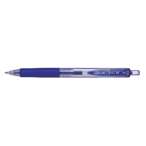 Uni Signo RT Gel Ink Pen Ultra Fine 0.38mm Blue Box of 12