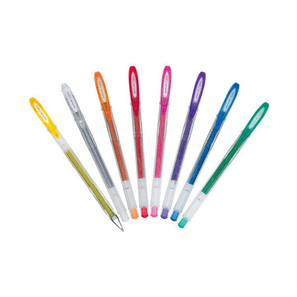 Uni-Ball Signo Sparkling Gel Ink Pens 1.0mm Assorted Wallet of 5
