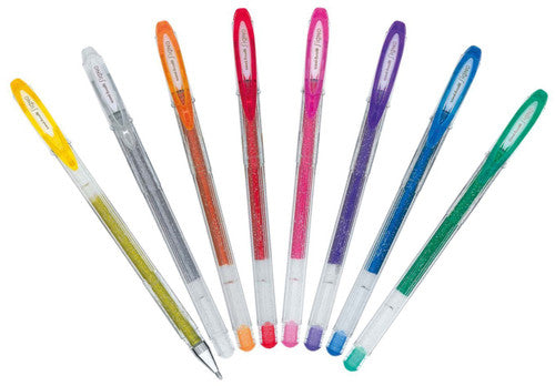 Uni-Ball Signo Sparkling Gel Ink Pens 1.0mm Assorted Wallet of 5