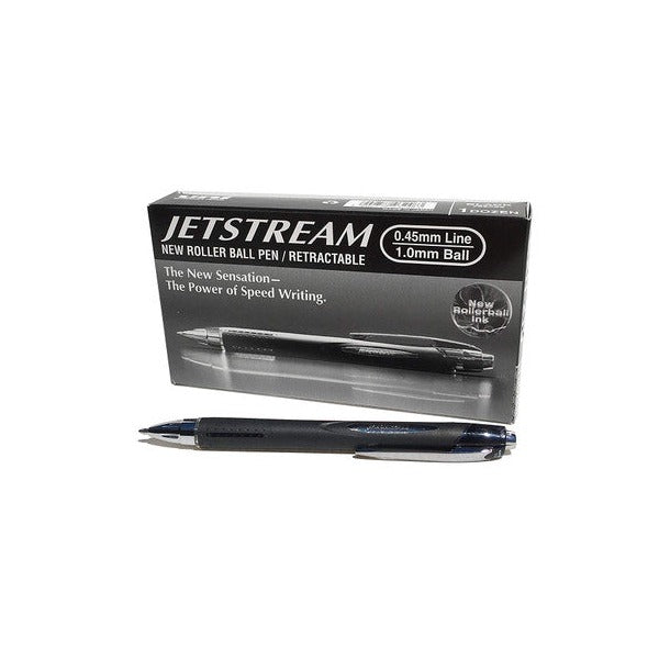 Uni-Ball Jetstream Retractable Rollerball Pen 1.0mm Black Box of 12