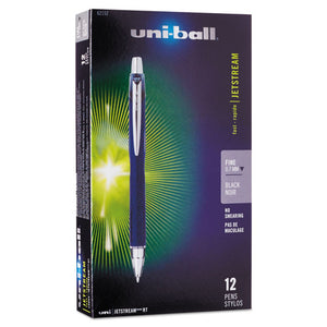 Uni-Ball Jetstream Retractable Rollerball Pen 0.7mm Black Box of 12