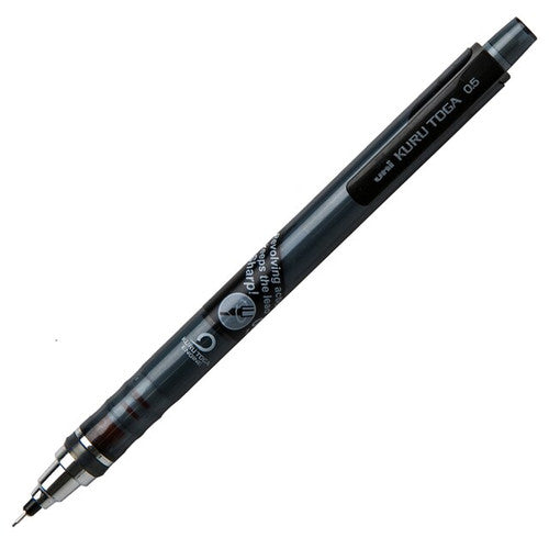 Uni Kuru Toga M5-450T Mechanical Pencil 0.5mm Smoke Barrel Box of 12
