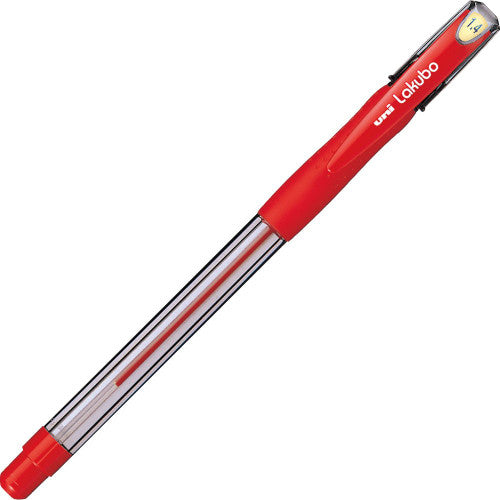 Uni Lakubo Ballpoint Pen 1.4mm Red Box of 12