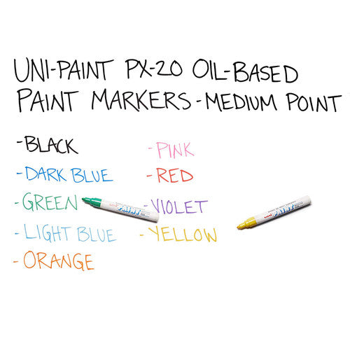 Uni Paint Permanent Marker 2.8mm Bullet Tip Gold Box of 12