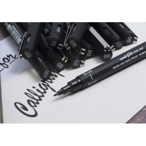 Uni Pin Fineliner 0.4mm Drawing Pen Black Box of 12