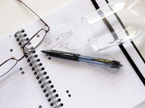 Uni Power Tank Ballpoint Pen Retractable 1.0mm Black Box of 12