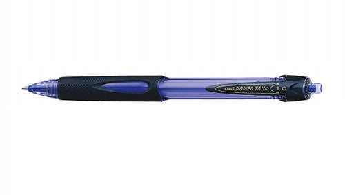 Uni Power Tank Ballpoint Pen Retractable 1.0mm Blue Box of 12