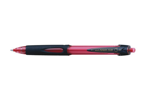 Uni Power Tank Ballpoint Pen Retractable 1.0mm Red Box of 12
