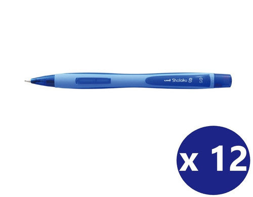 Uni Shalaku ‘S’ M5-228 Mechanical Pencil 0.5mm Blue Barrel Box of 12