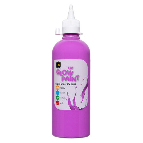 Educational Colours UV Glow Paint 500ml Violet