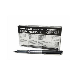 Uni-Ball Eye Needle Rollerball Pen 0.5mm Black Box of 12 - image 1
