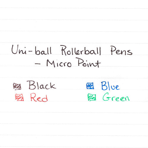 Uni-Ball Micro UB-120 Liquid Ink Rollerball Pen 0.5mm Red Box of 12 - image 5
