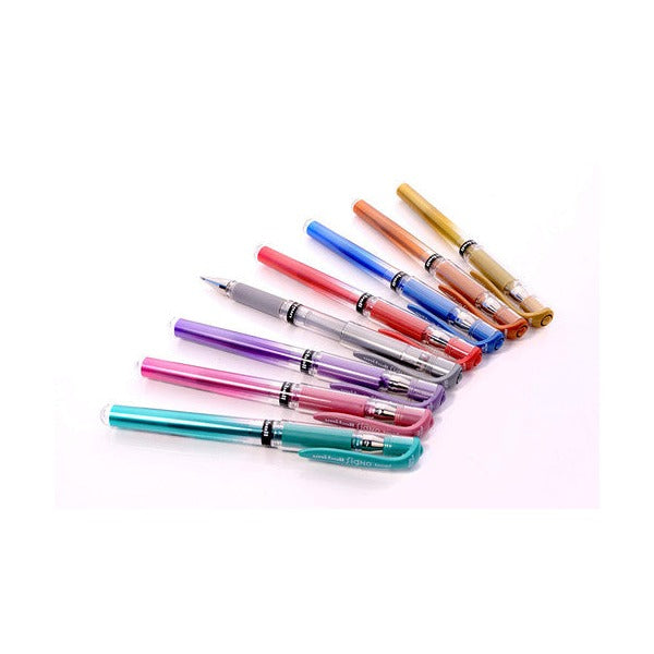Uni-Ball Signo Broad UM-153M Gel Ink Rollerball Pen 1.0mm Metallic Blue Box of 12 - image 4