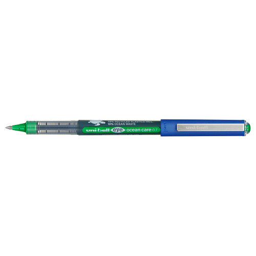 Uni-Ball UB-157ROP Eye Ocean Care Fine Rollerball Pen 0.7mm Green - image 1
