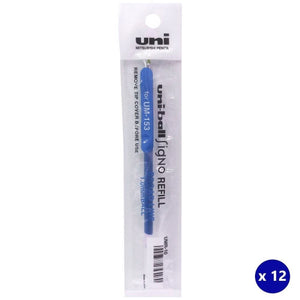 Uni-Ball UMR-10 Refill for Gel Impact 1.0mm Rollerball Pen Blue Box of 12 - image 1