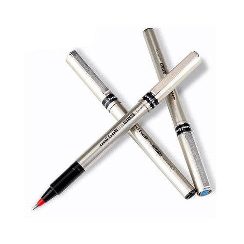 Uni-Ball Deluxe UB-177 Liquid Ink Rollerball Pen 0.7mm Red Box of 12