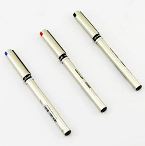 Uni-Ball Deluxe UB-177 Liquid Ink Rollerball Pen 0.7mm Red Box of 12