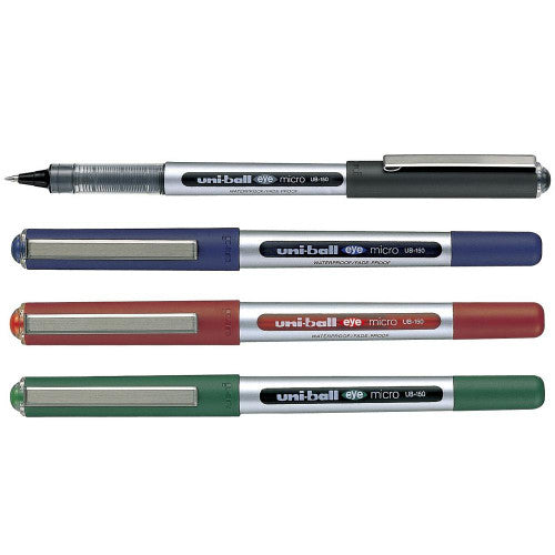 Uni-Ball Eye UB-150 Liquid Ink Rollerball Pen 0.5mm Black Box of 12