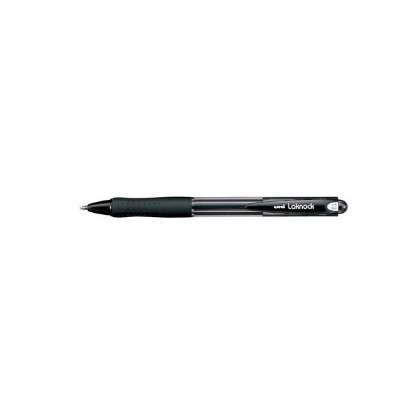 Close-up of Uni Laknock SN-100 tip and ergonomic TPE rubber grip section