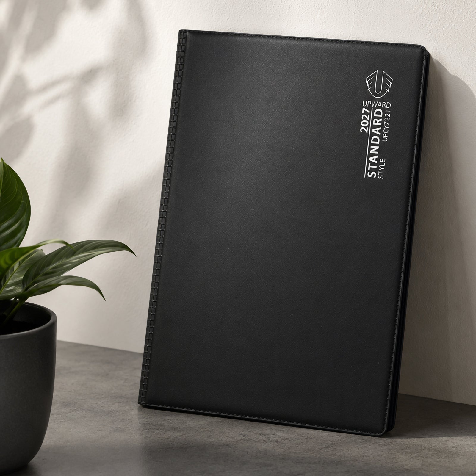 Upward Standard A5 Day To Page Diary 2027 Black - image 2