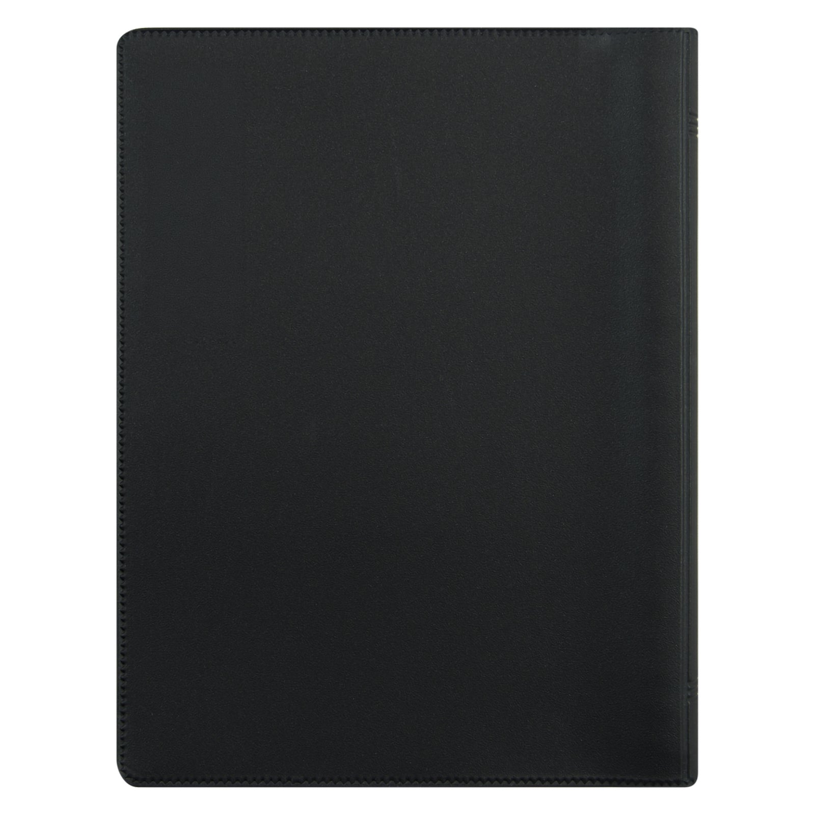 Rear cover view displaying the durable black PVC exterior and clean minimalist finish. The sturdy construction is designed to withstand regular travel, handling and daily use throughout the year.