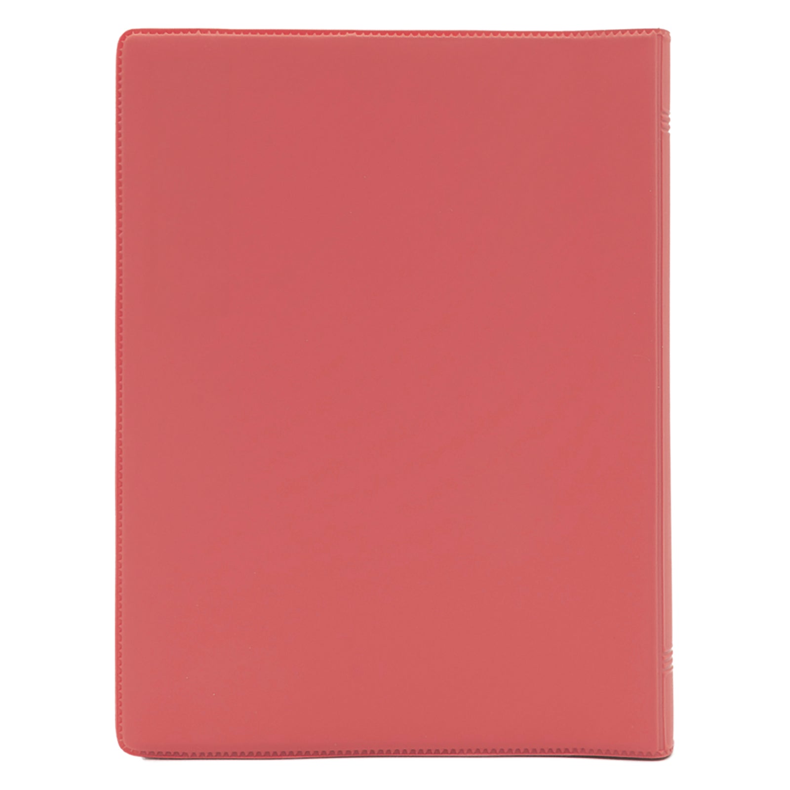 Rear cover view of the Upward Superior 2027 B6 diary displaying the durable red PVC construction. The protective cover is designed to withstand everyday handling while maintaining a professional appearance.