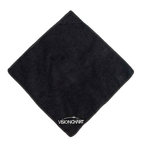 Visionchart VA807 Microfibre Super Cleaning Cloth Black with Visionchart Logo