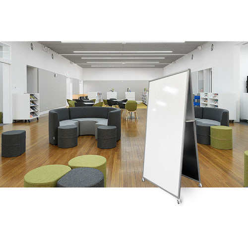 Visionchart VAPB1890 Alpha AD1 Mobile Porcelain Whiteboard 1800 x 900mm