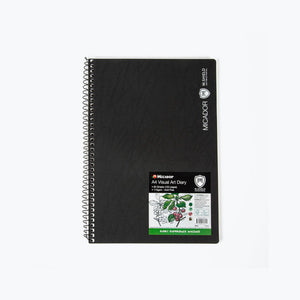 Micador Visual Art Diary A4 Black Cover Box of 12