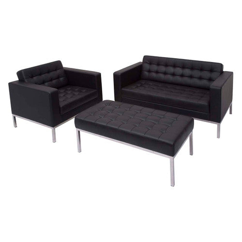 Rapidline Venus 1 Seater Lounge Black PU